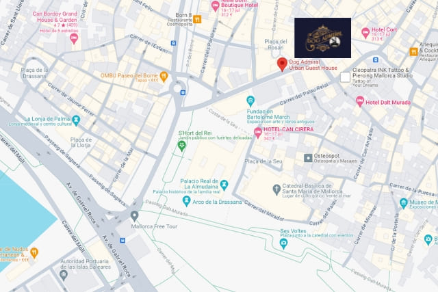 contact urban guest house map